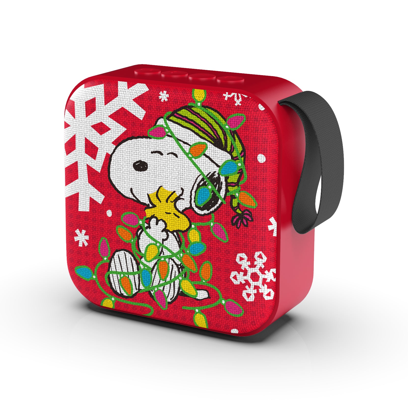 Peanuts Christmas Mini Bluetooth Speaker in Red