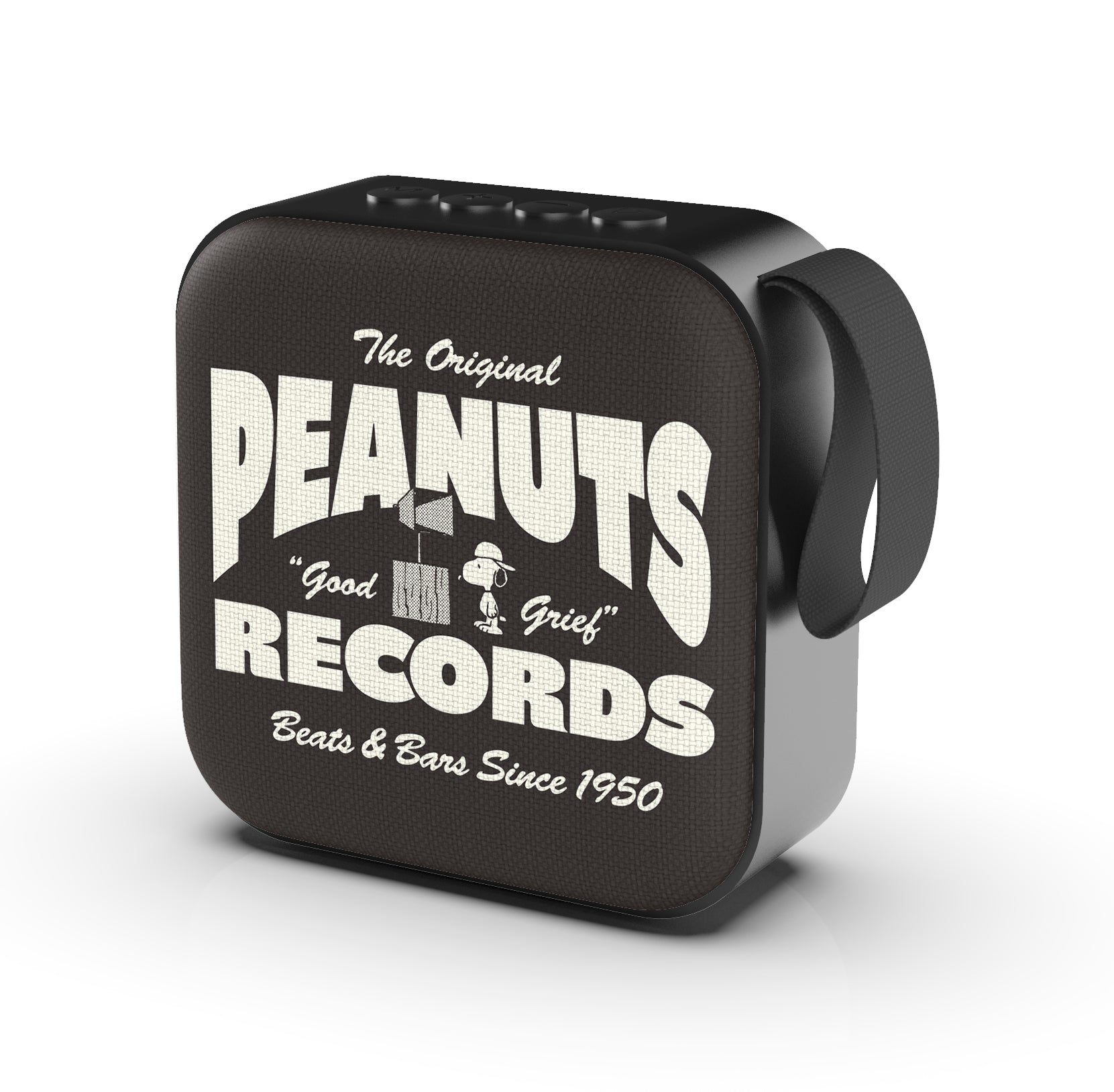 Peanuts Black Records Mini Bluetooth Speaker