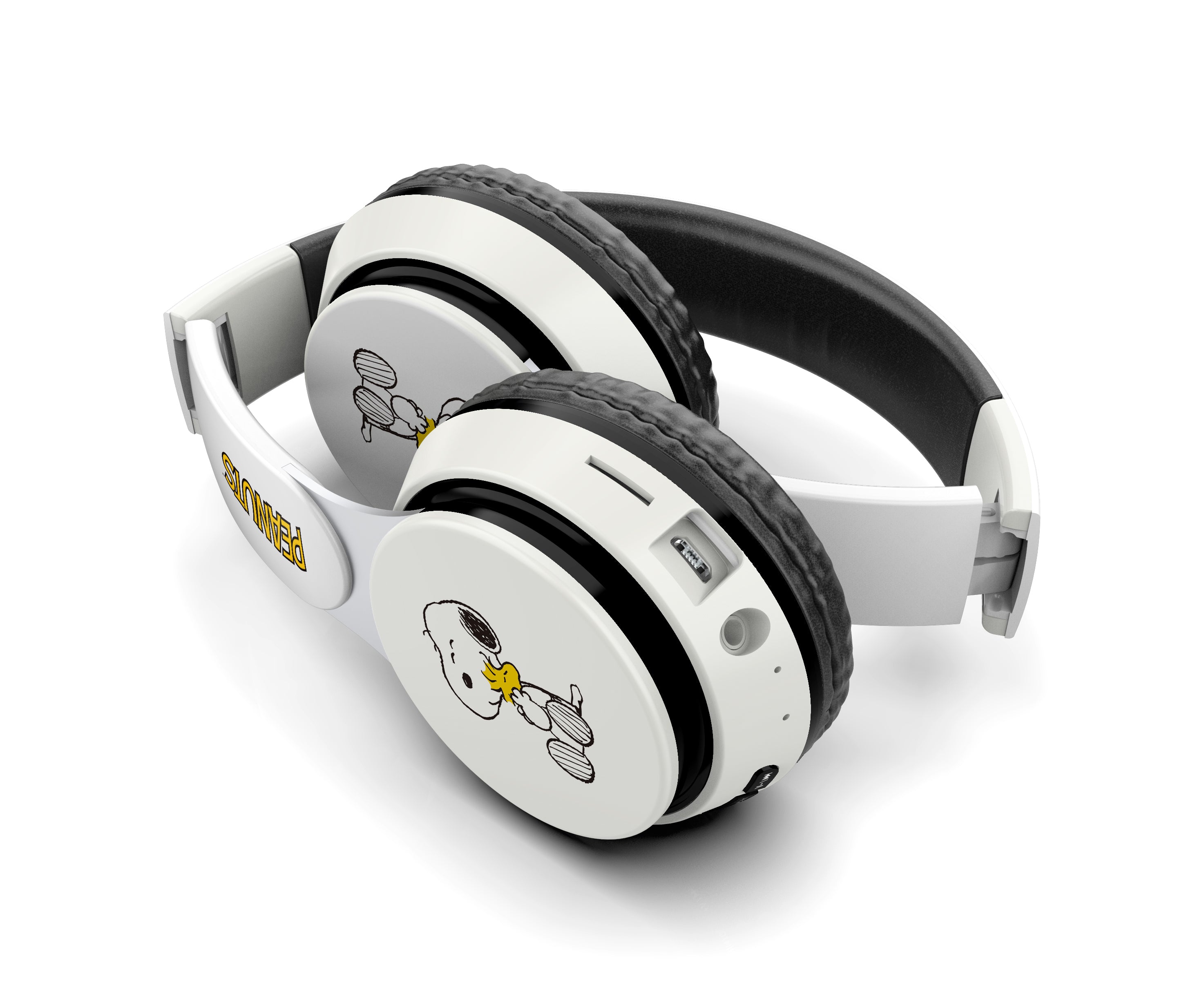Peanuts Basic Snoopy and Woodstock Wireless Bluetooth Headphones
