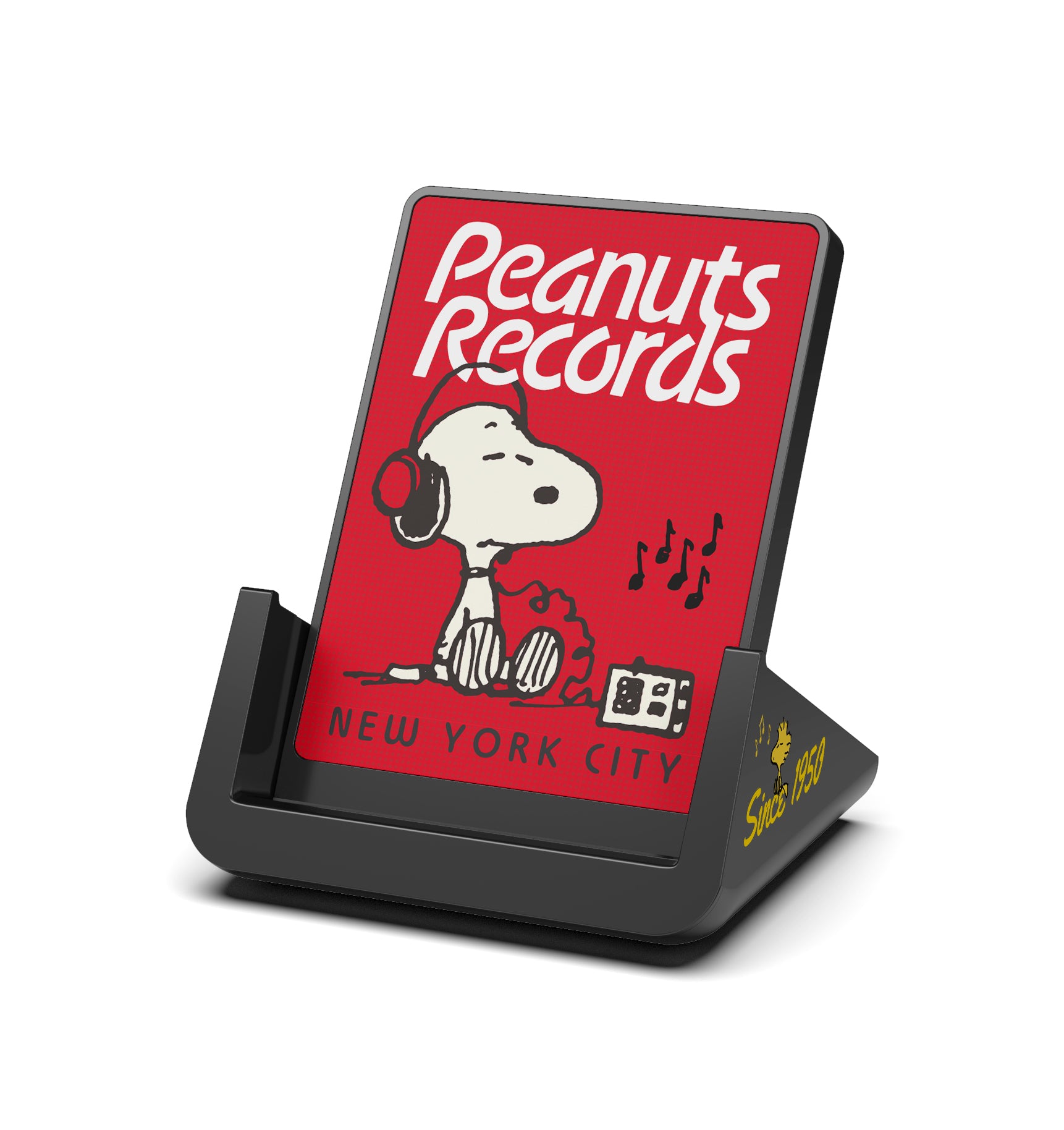 Peanuts Black Records Wireless Charging Stand