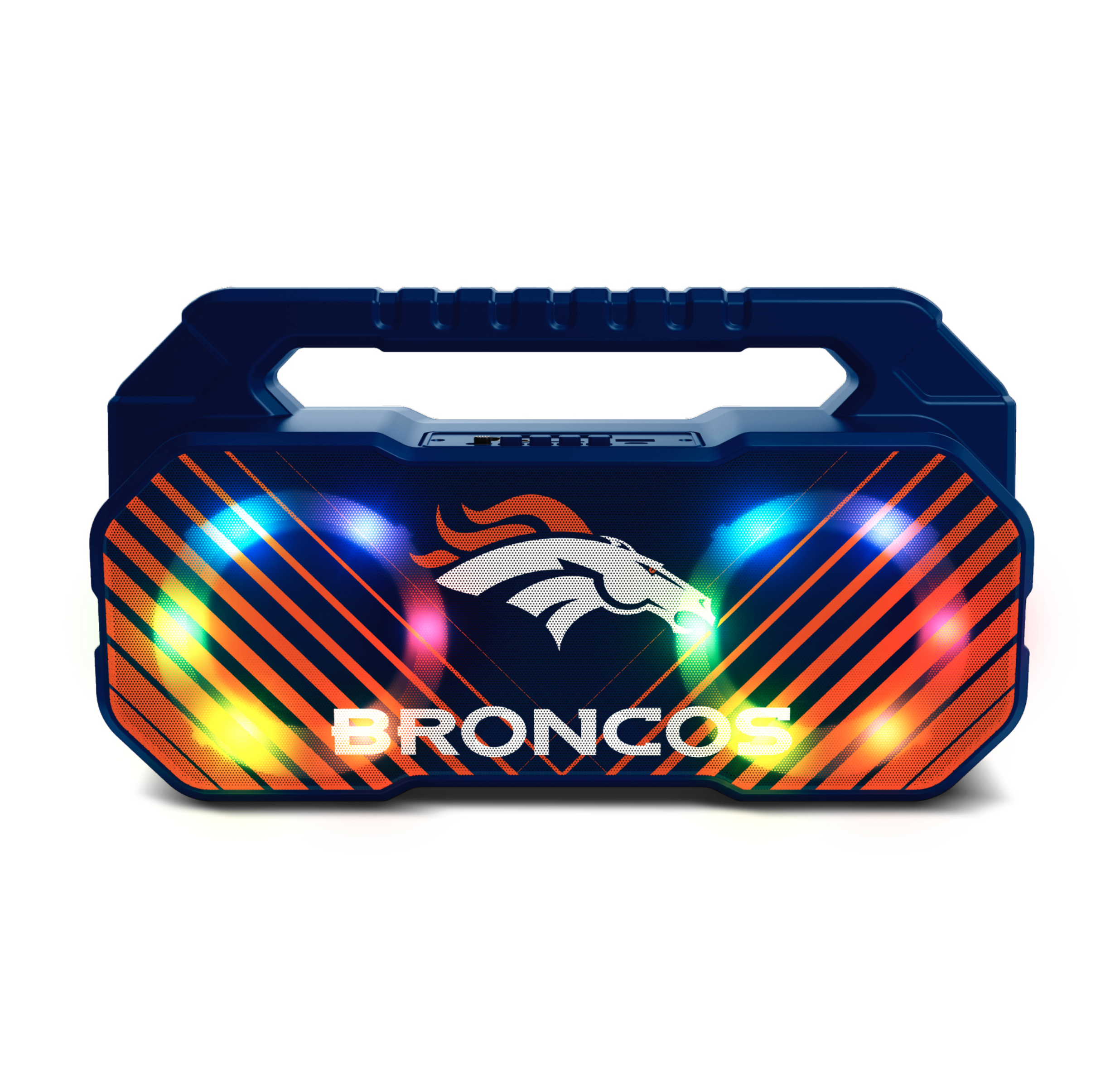 Denver Broncos NFL Shockbox Bluetooth BOOMBOX Speaker with FM Radio
