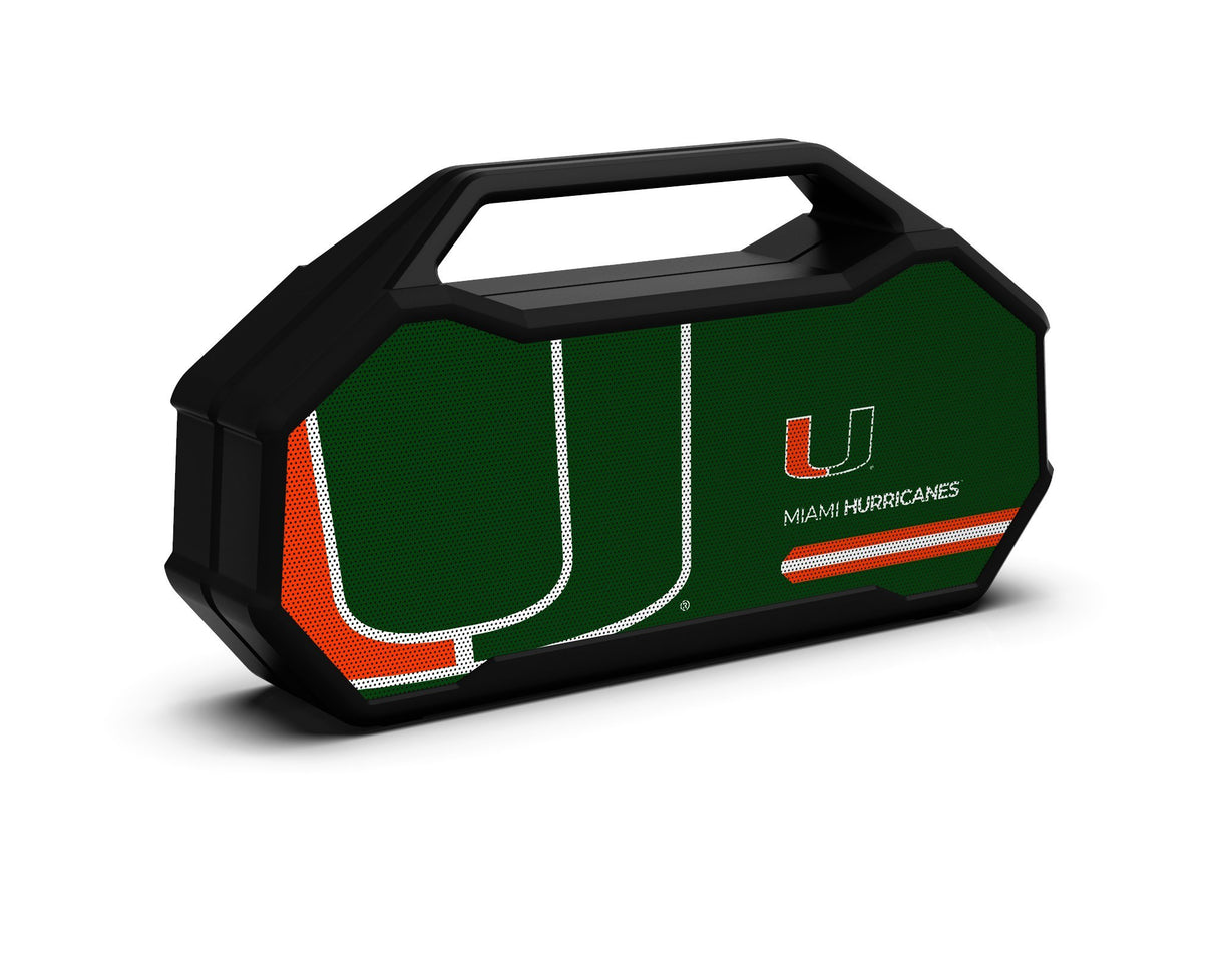 Miami Hurricanes Shockbox XL Speaker - Prime Brands Group