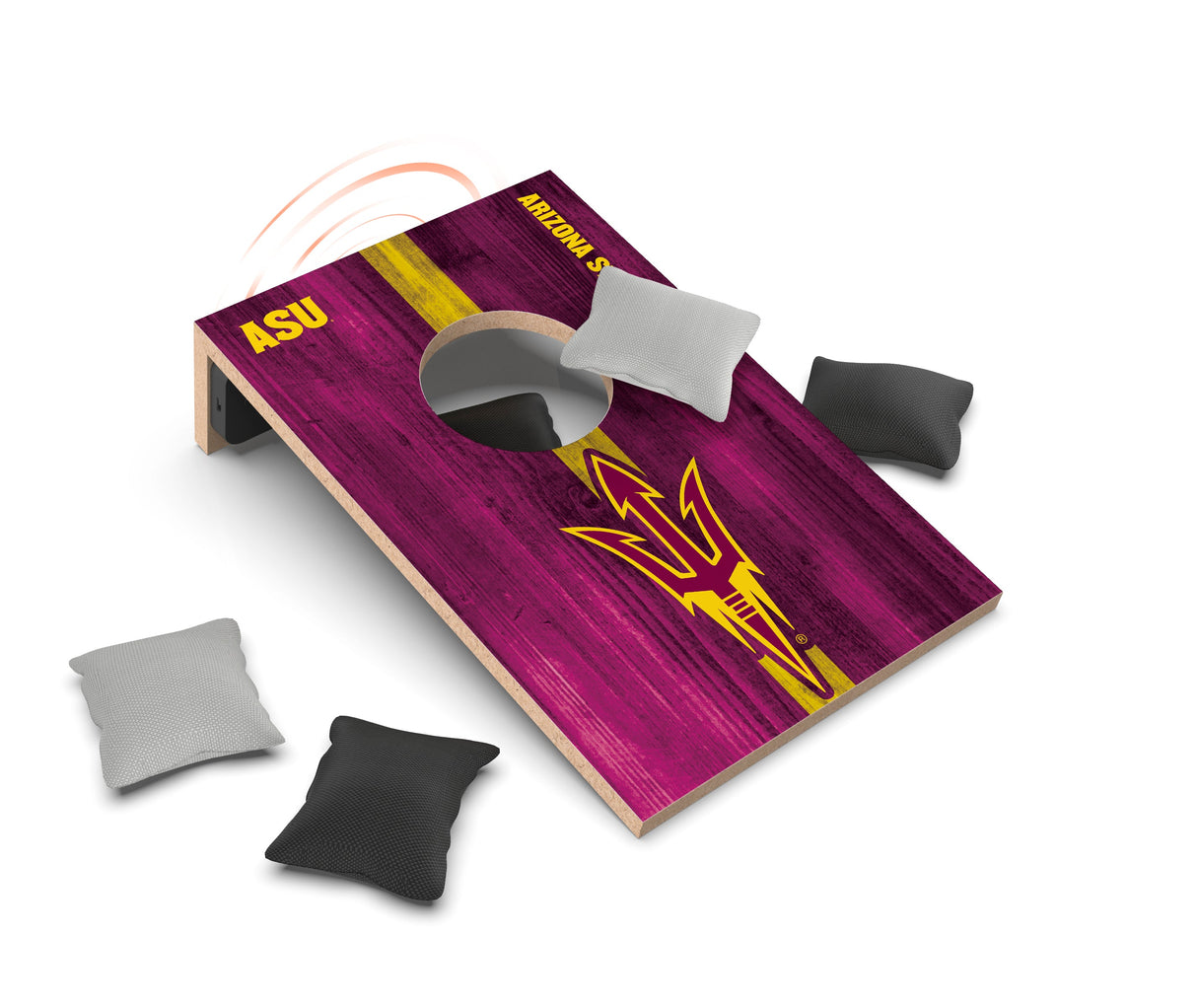 NCAA Cornhole Game + Bluetooth Speaker