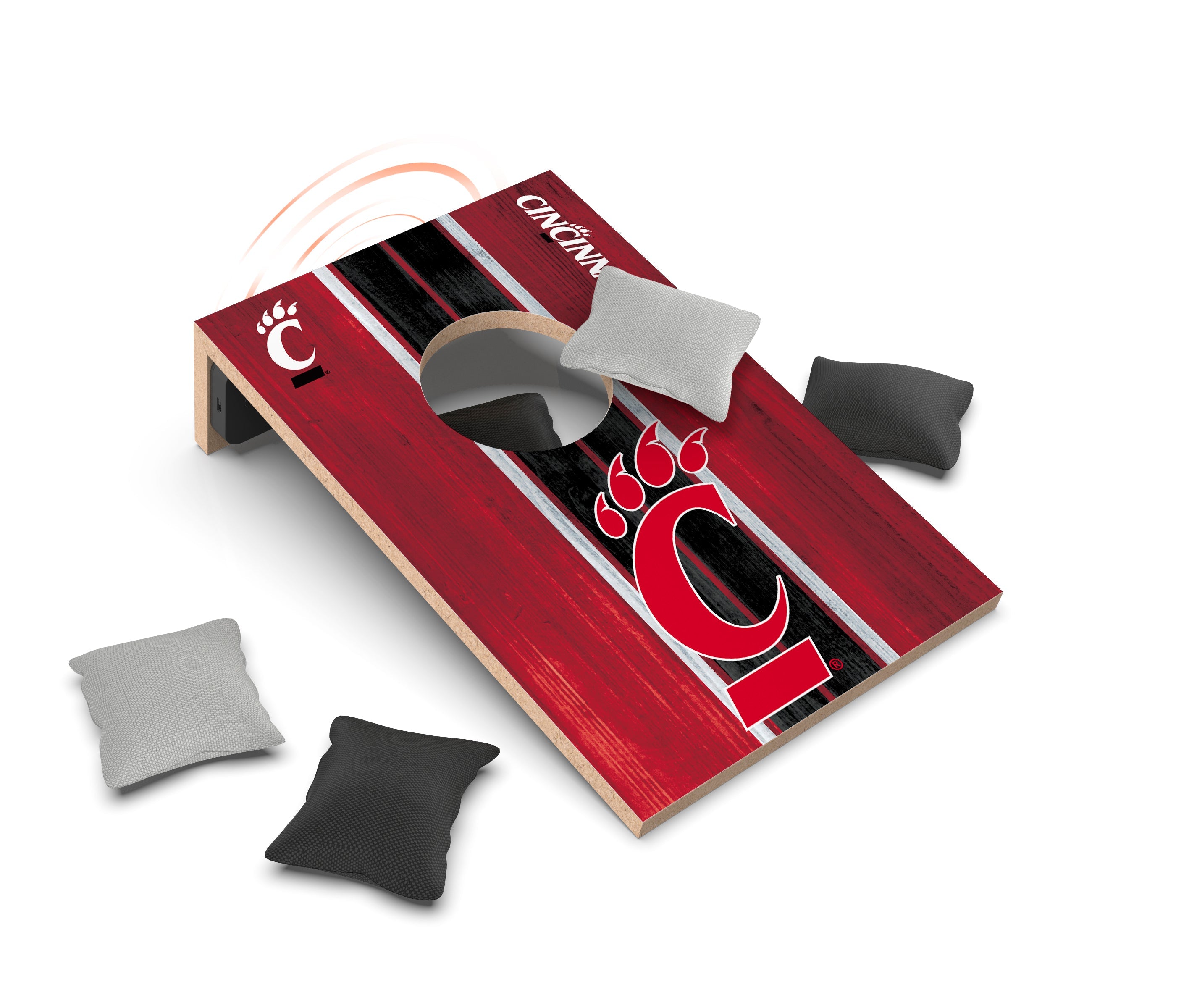 Collegiate Cornhole Game + Bluetooth Speaker