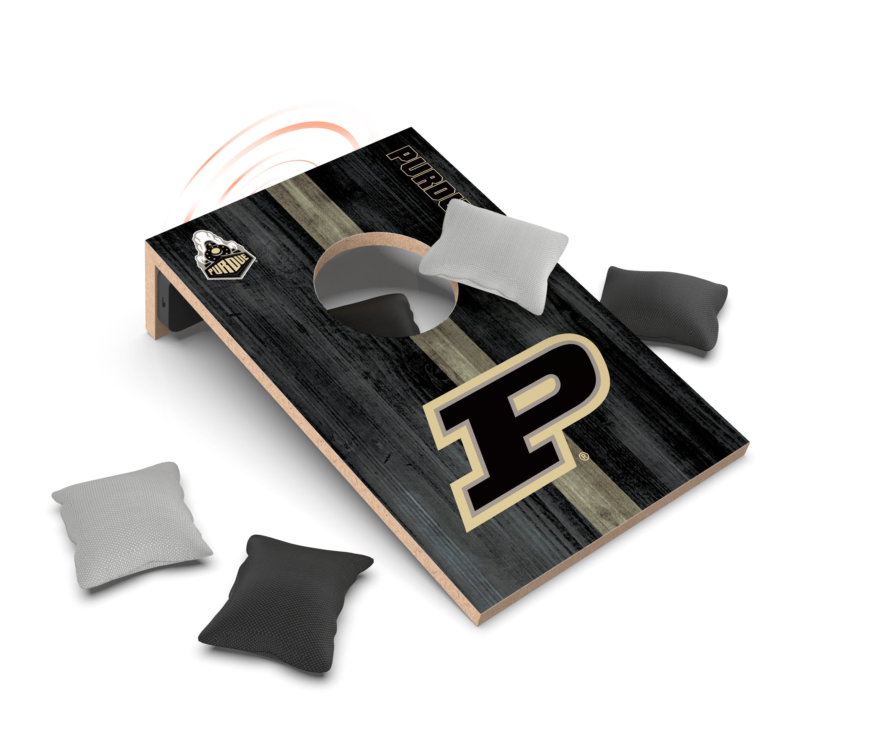 Collegiate Cornhole Game + Bluetooth Speaker