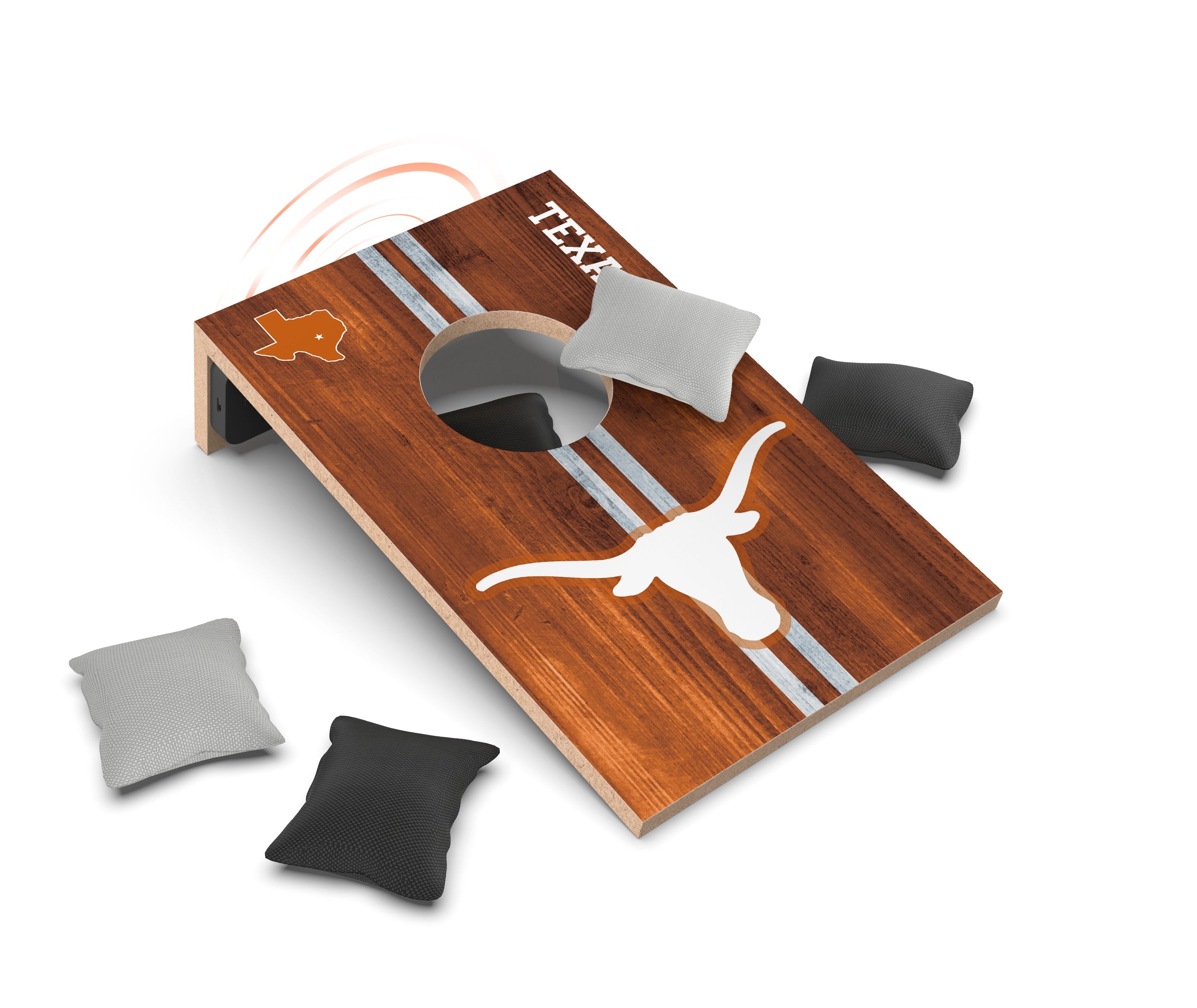 Collegiate Cornhole Game + Bluetooth Speaker