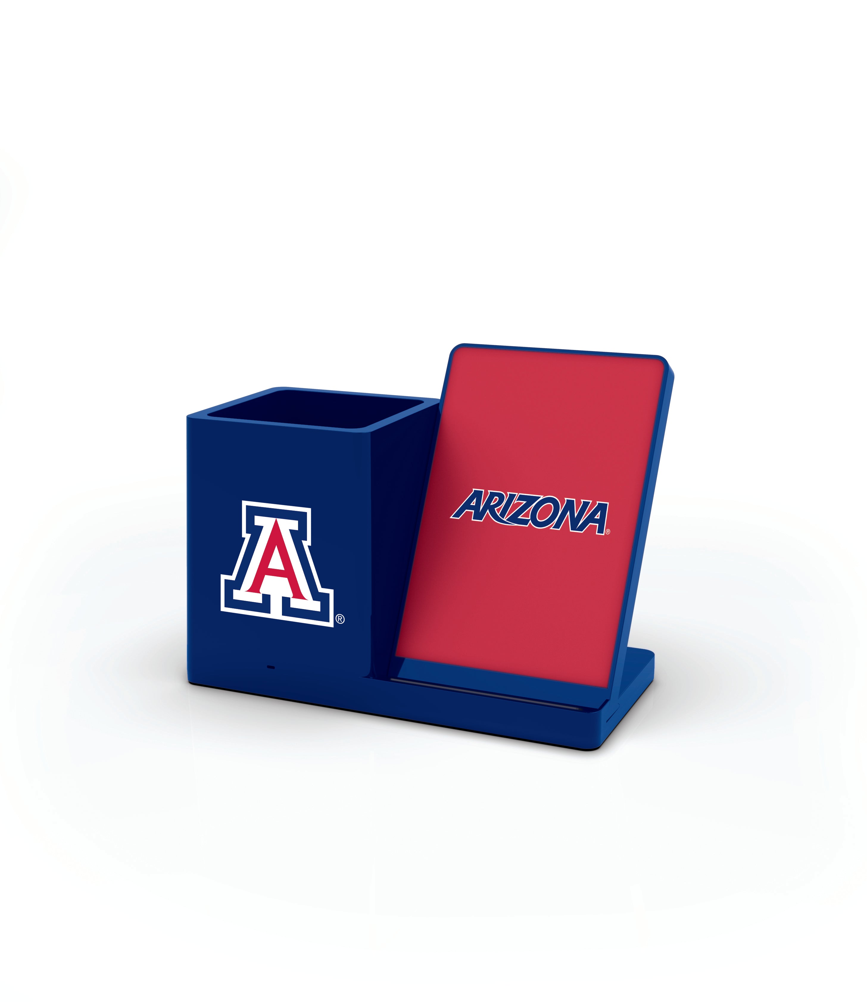 Arizona Wildcats NCAA Cell Phone Wireless Charging Stand and Desktop Organizer