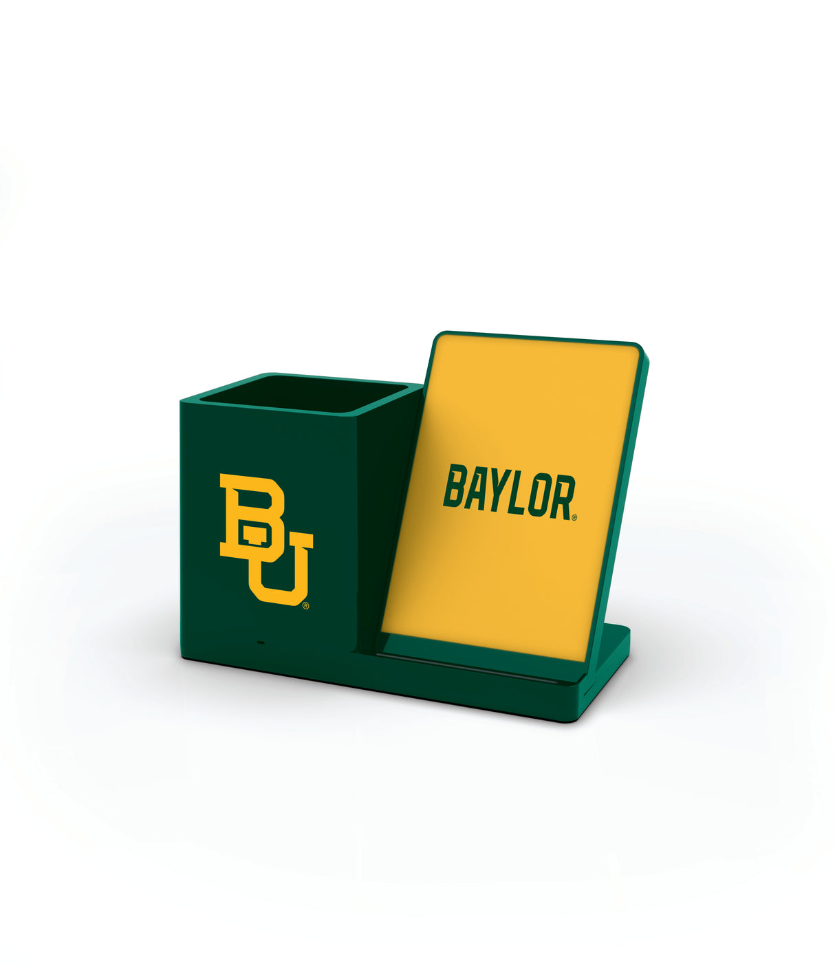 Baylor Bears NCAA Cell Phone Wireless Charging Stand and Desktop Organizer