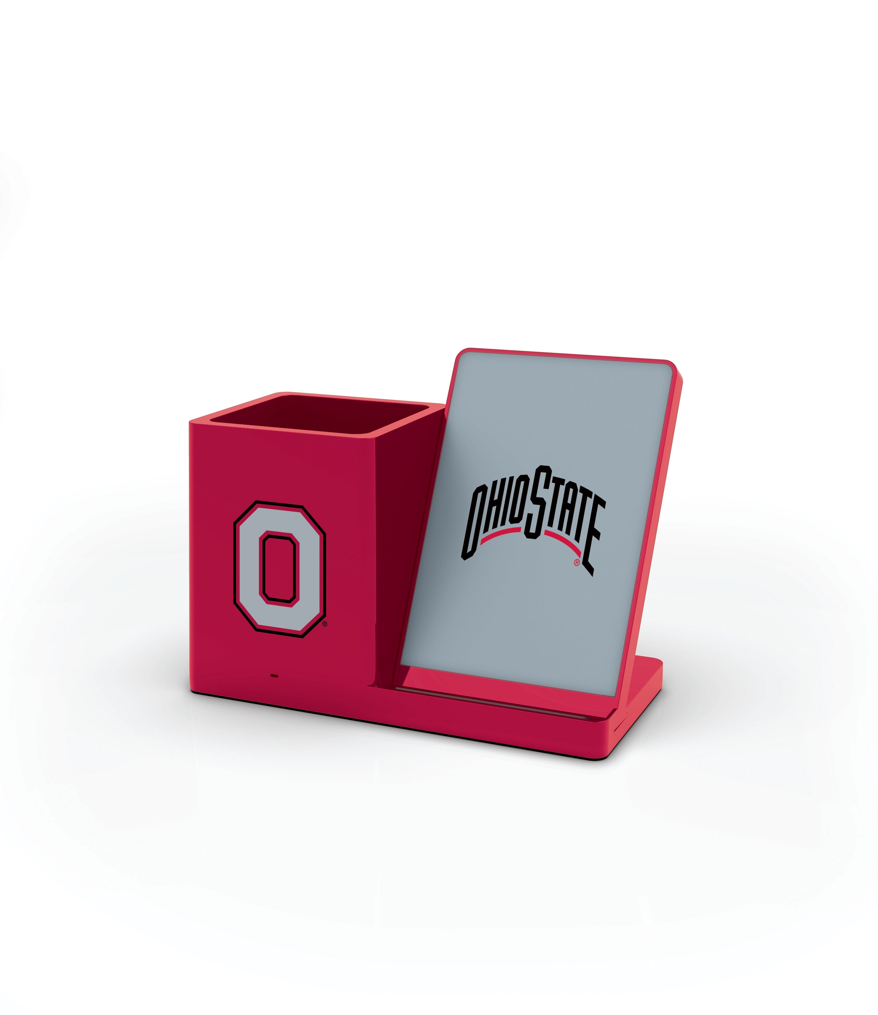 Ohio State Buckeyes NCAA Cell Phone Wireless Charging Stand and Desktop Organizer