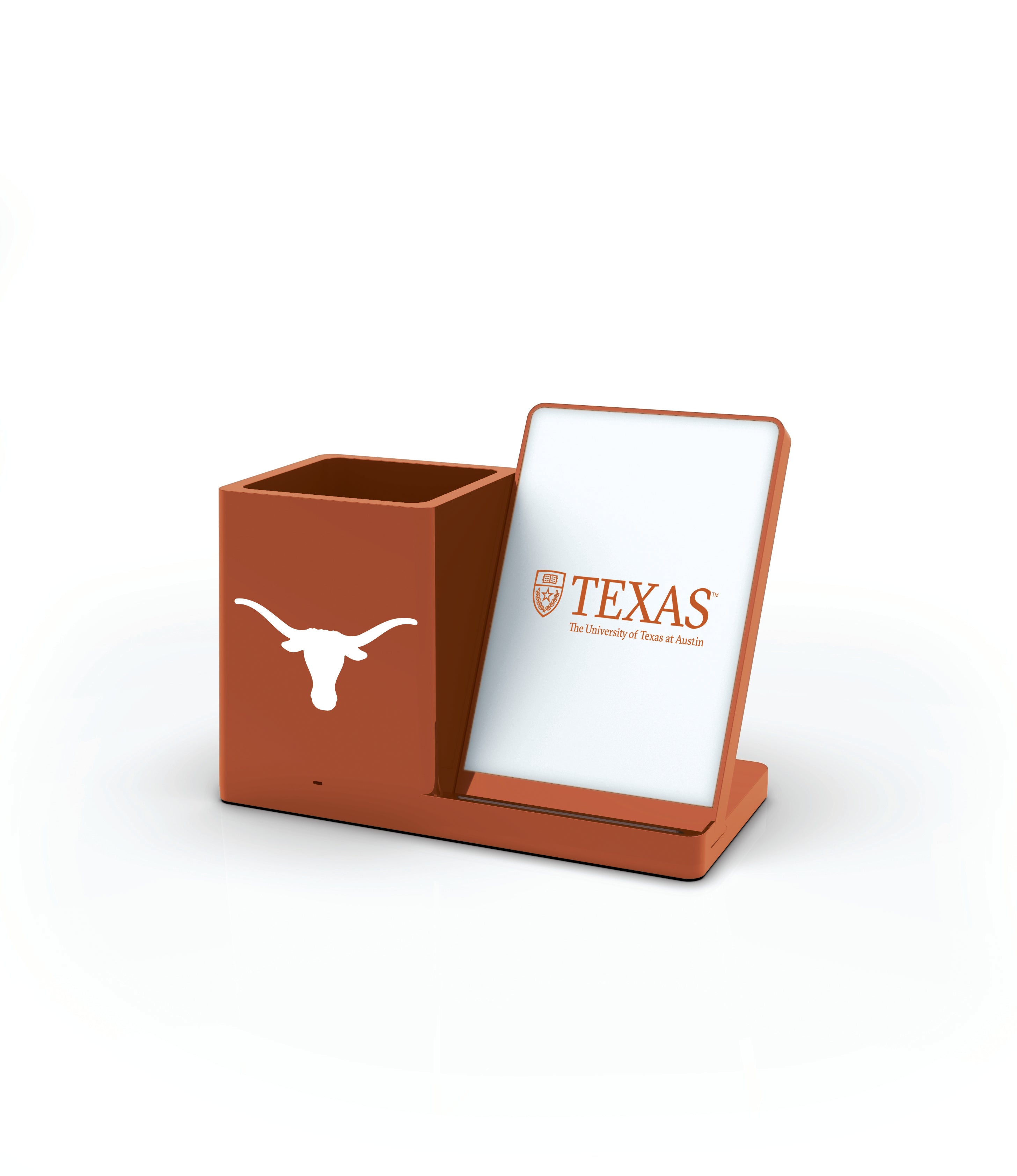 Texas Longhorns NCAA Cell Phone Wireless Charging Stand and Desktop Organizer