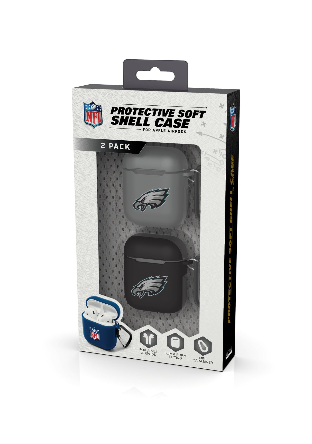 Philadelphia Eagles NFL Airpod Case 2 Pack
