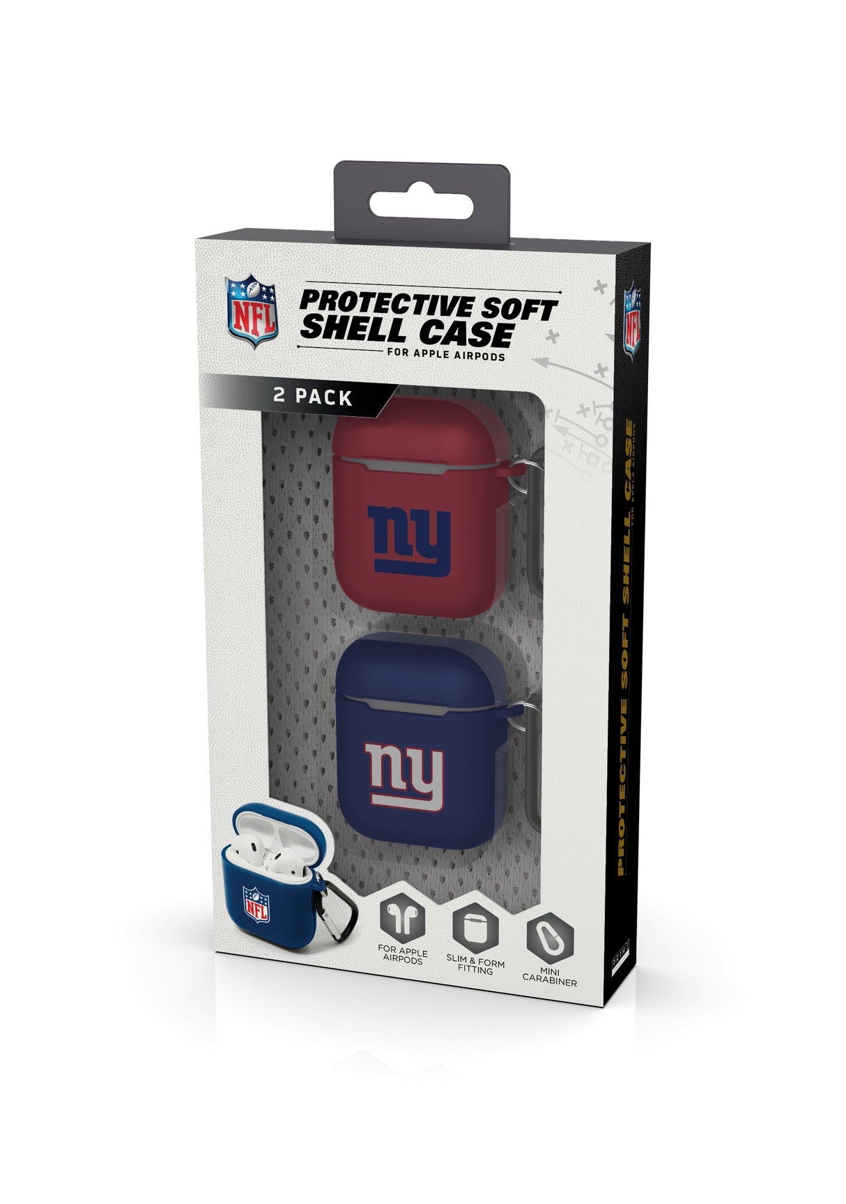 New York Giants NFL Airpod Case 2 Pack