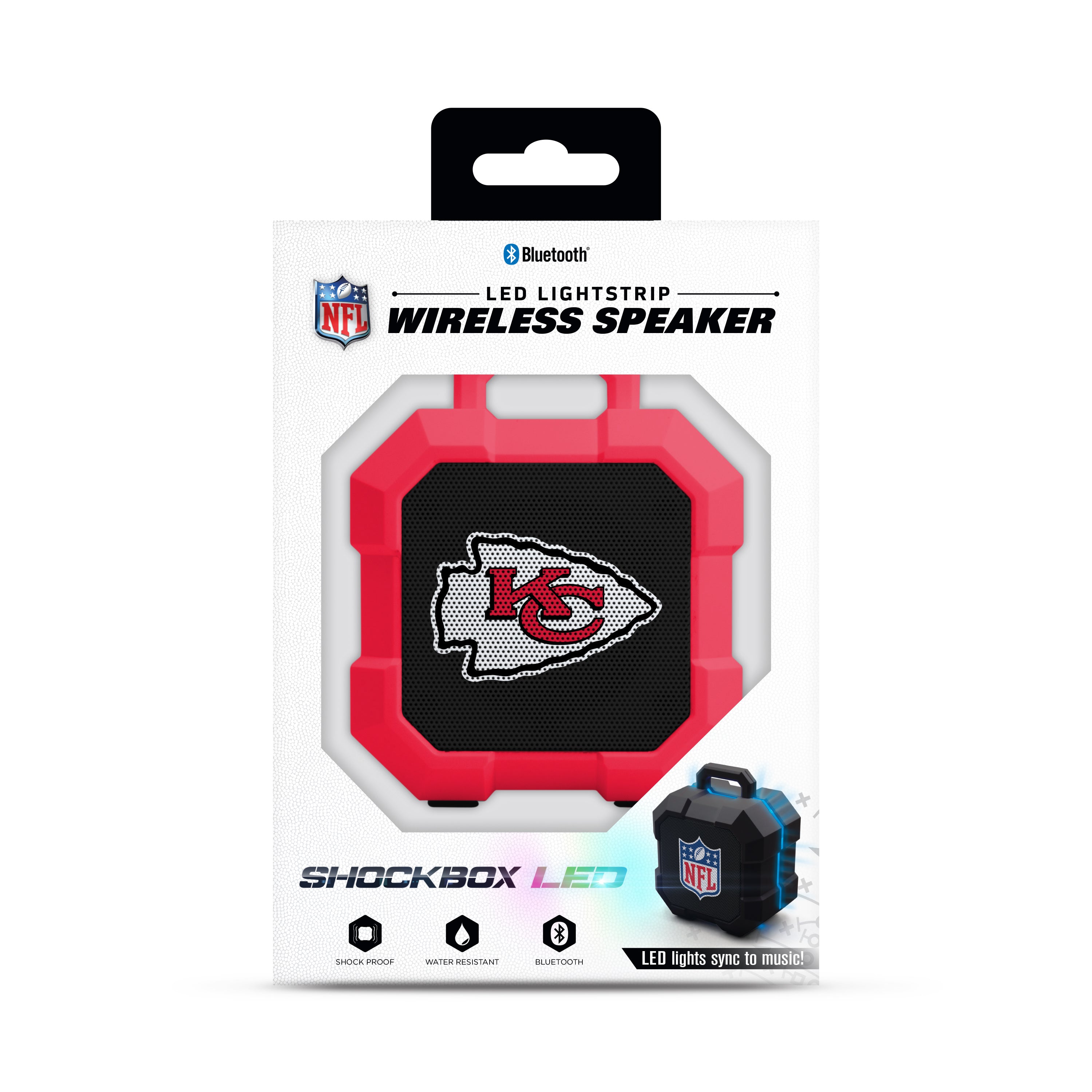 Kansas City Chiefs NFL Shockbox Bluetooth Speaker