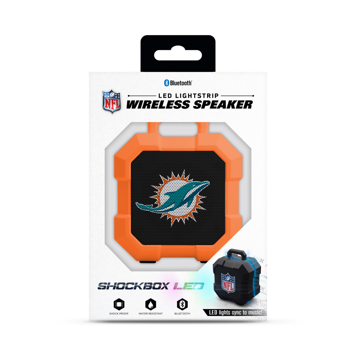 Miami Dolphins NFL Shockbox Bluetooth Speaker