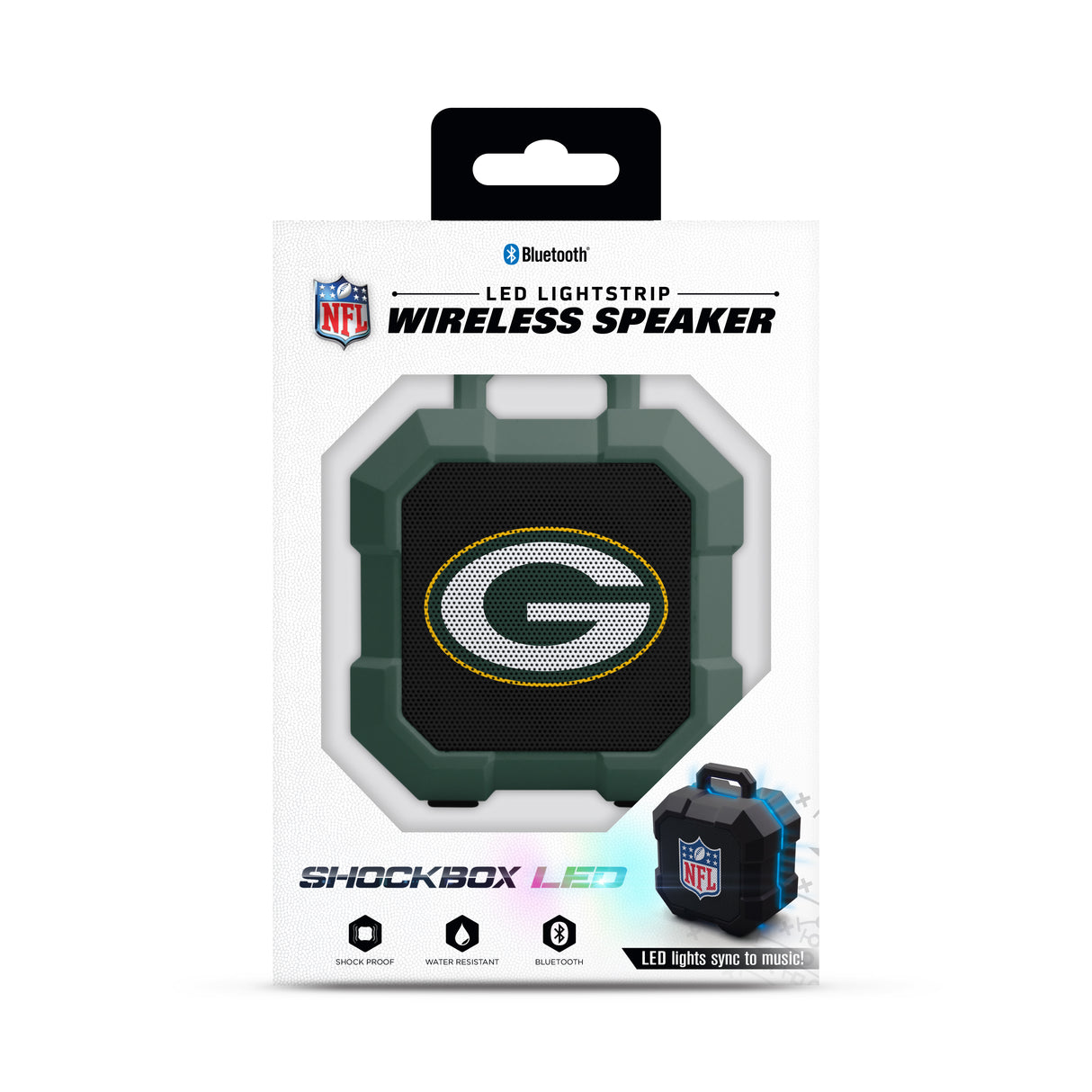 Green Bay Packers NFL Shockbox Bluetooth Speaker