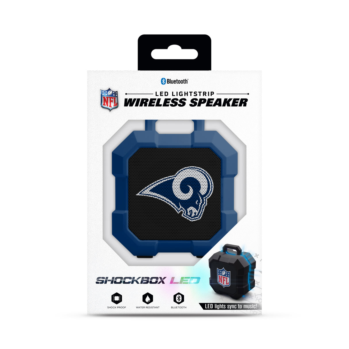 Los Angeles Rams NFL Shockbox Bluetooth Speaker