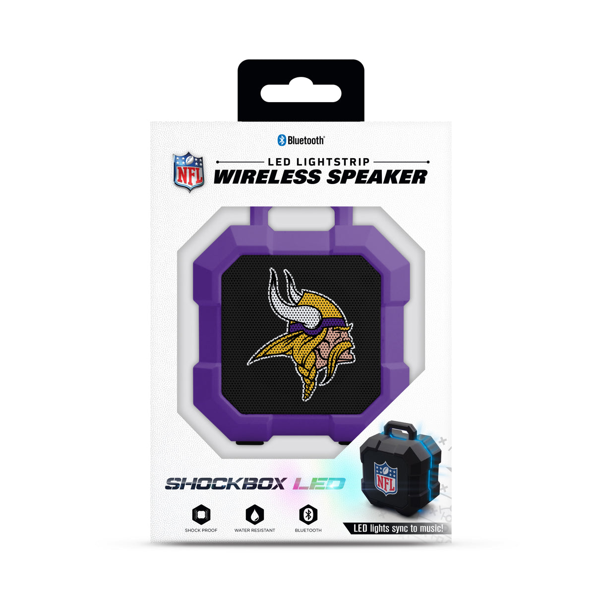 Minnesota Vikings NFL Shockbox Bluetooth Speaker