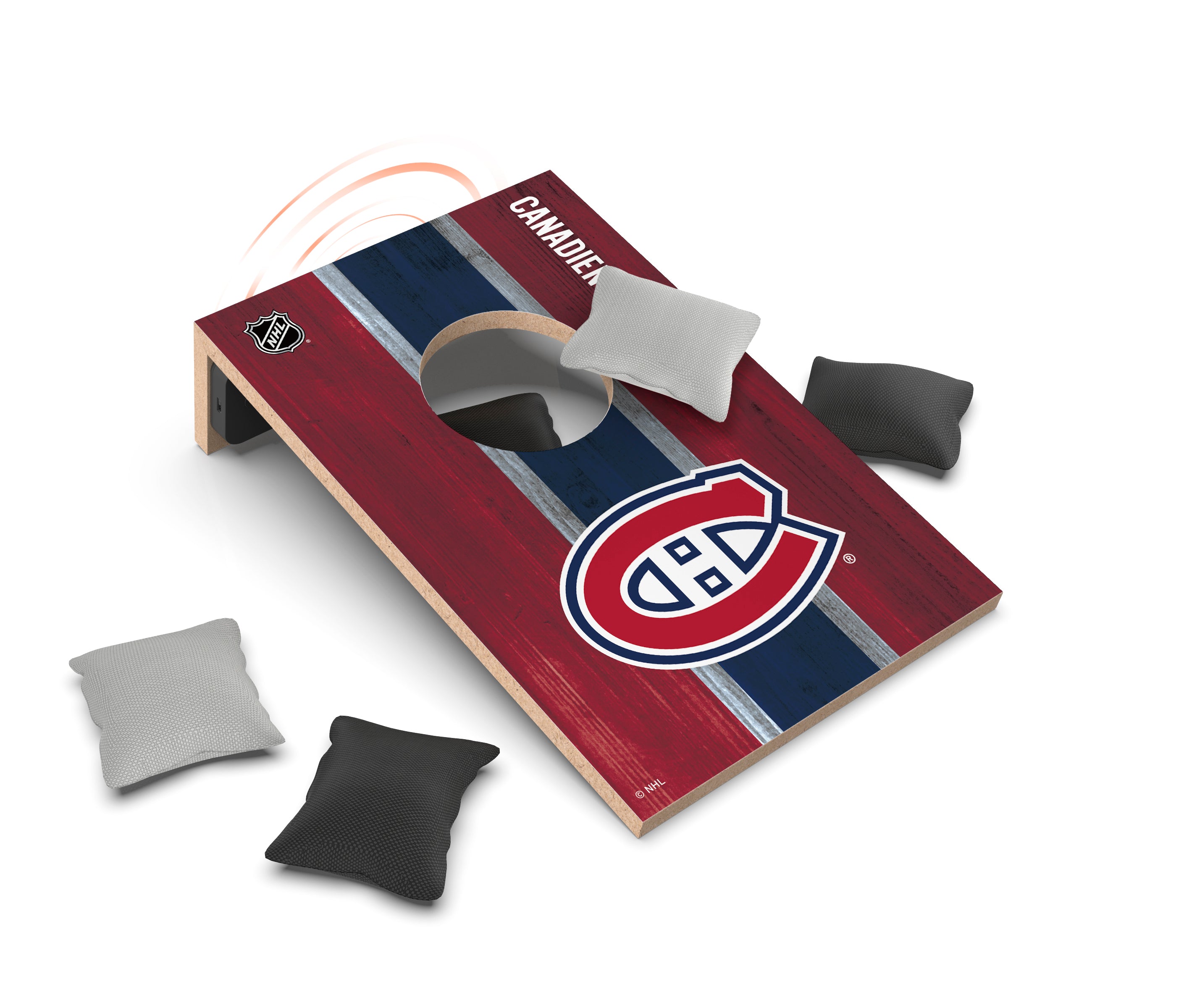 NHL Cornhole Game + Bluetooth Speaker