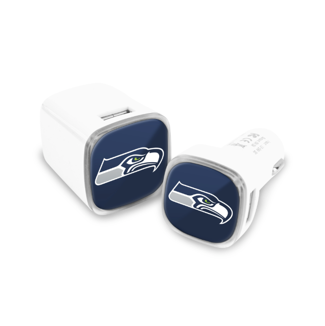 NFL 2 Pack Car + Wall Chargers