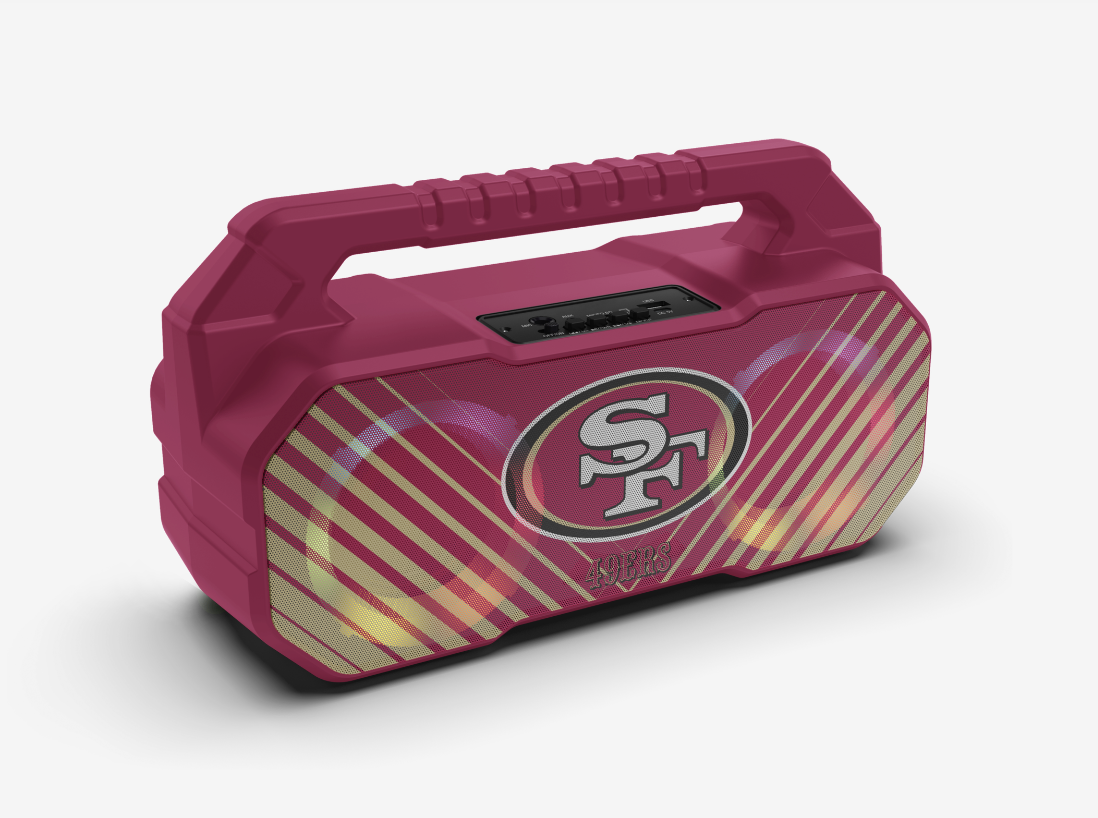 NFL Shockbox Bluetooth BOOMBOX Speaker with FM Radio