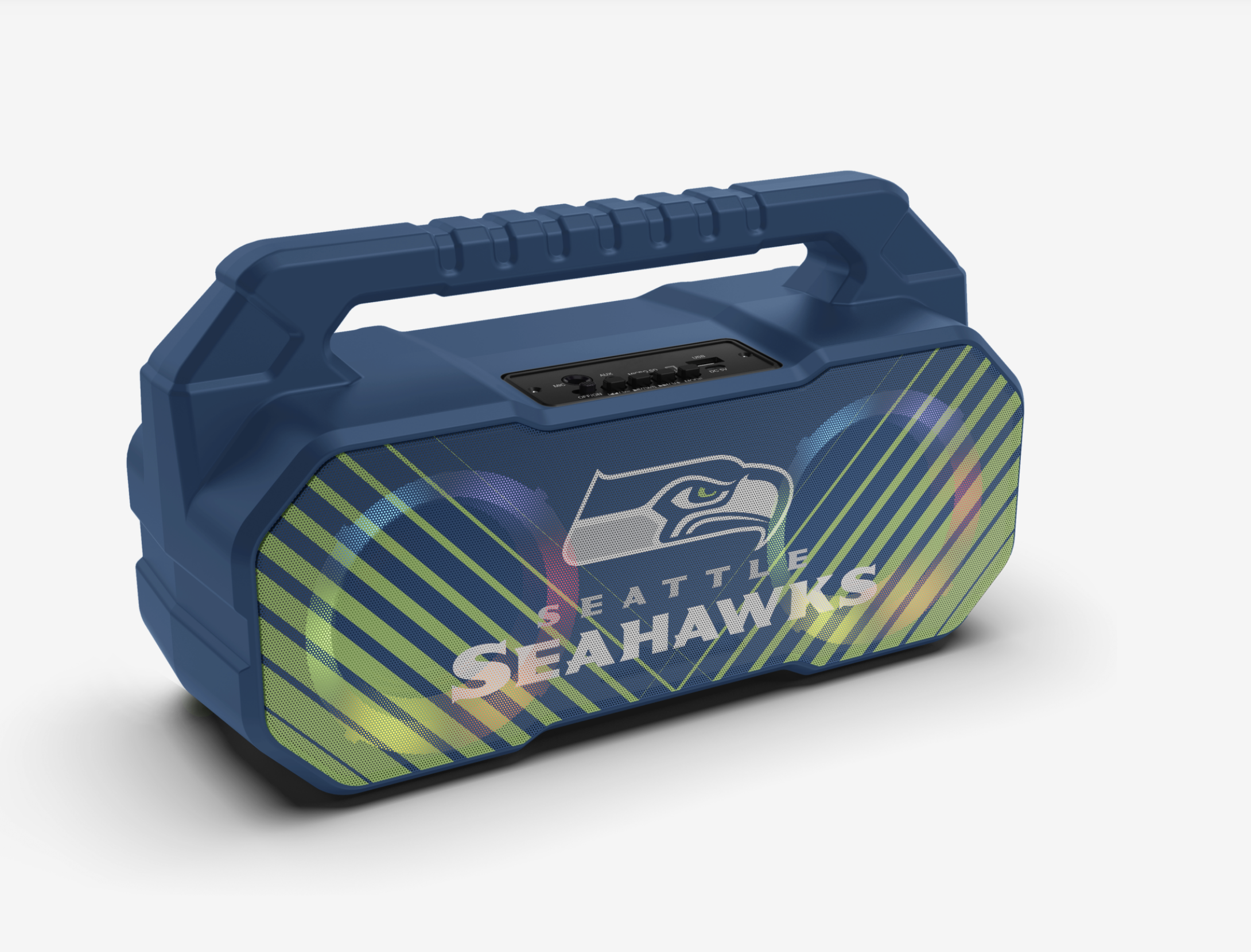 NFL Shockbox Bluetooth BOOMBOX Speaker with FM Radio