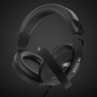 SOAR RGX Black LED Pro Gaming Headphones [HP4]