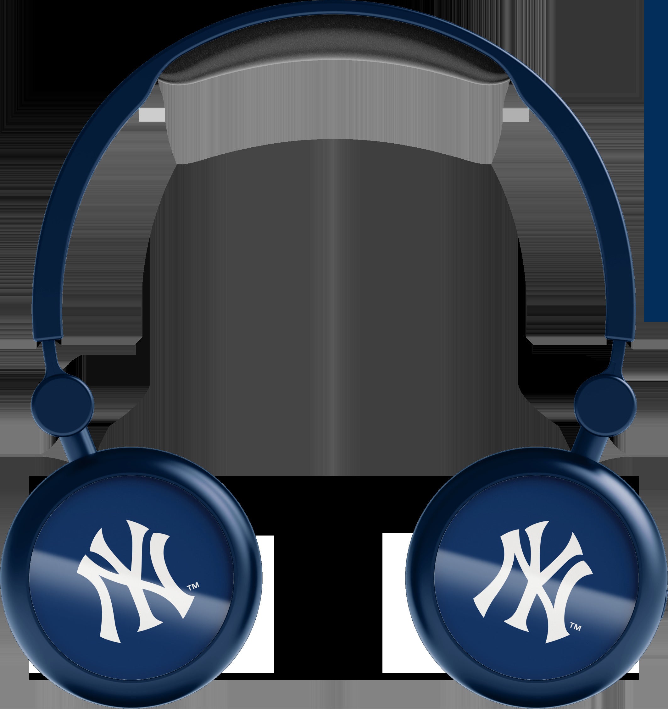 New York Yankees MLB Lightweight Wireless Bluetooth On-Ear Headphones