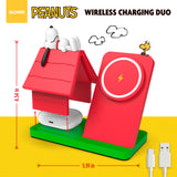 Peanuts Wireless Charging Station Red Dog House