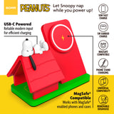 Peanuts Wireless Charging Station Red Dog House