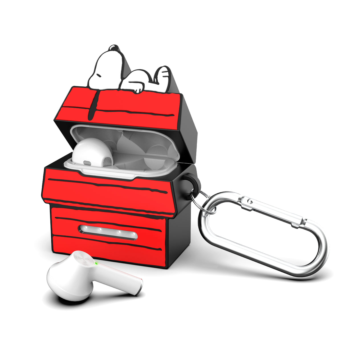 Peanuts True Wireless Earbuds with Protective Case Red Dog House