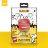 Peanuts True Wireless Earbuds with Protective Case Red Dog House