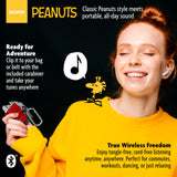 Peanuts True Wireless Earbuds with Protective Case Red Dog House