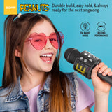 Peanuts Wireless Karaoke Microphone- Black