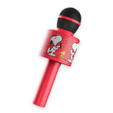 Peanuts Wireless Karaoke Microphone- Red