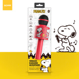 Peanuts Wireless Karaoke Microphone- Red