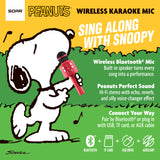 Peanuts Wireless Karaoke Microphone- Red