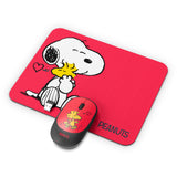 Peanuts Mouse & Mouse Pad Combo Red- Hug