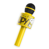 Peanuts Wireless Karaoke Microphone- Yellow