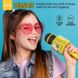Peanuts Wireless Karaoke Microphone- Yellow