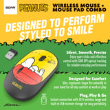 Peanuts Mouse & Mouse Pad Combo Yellow- Chill