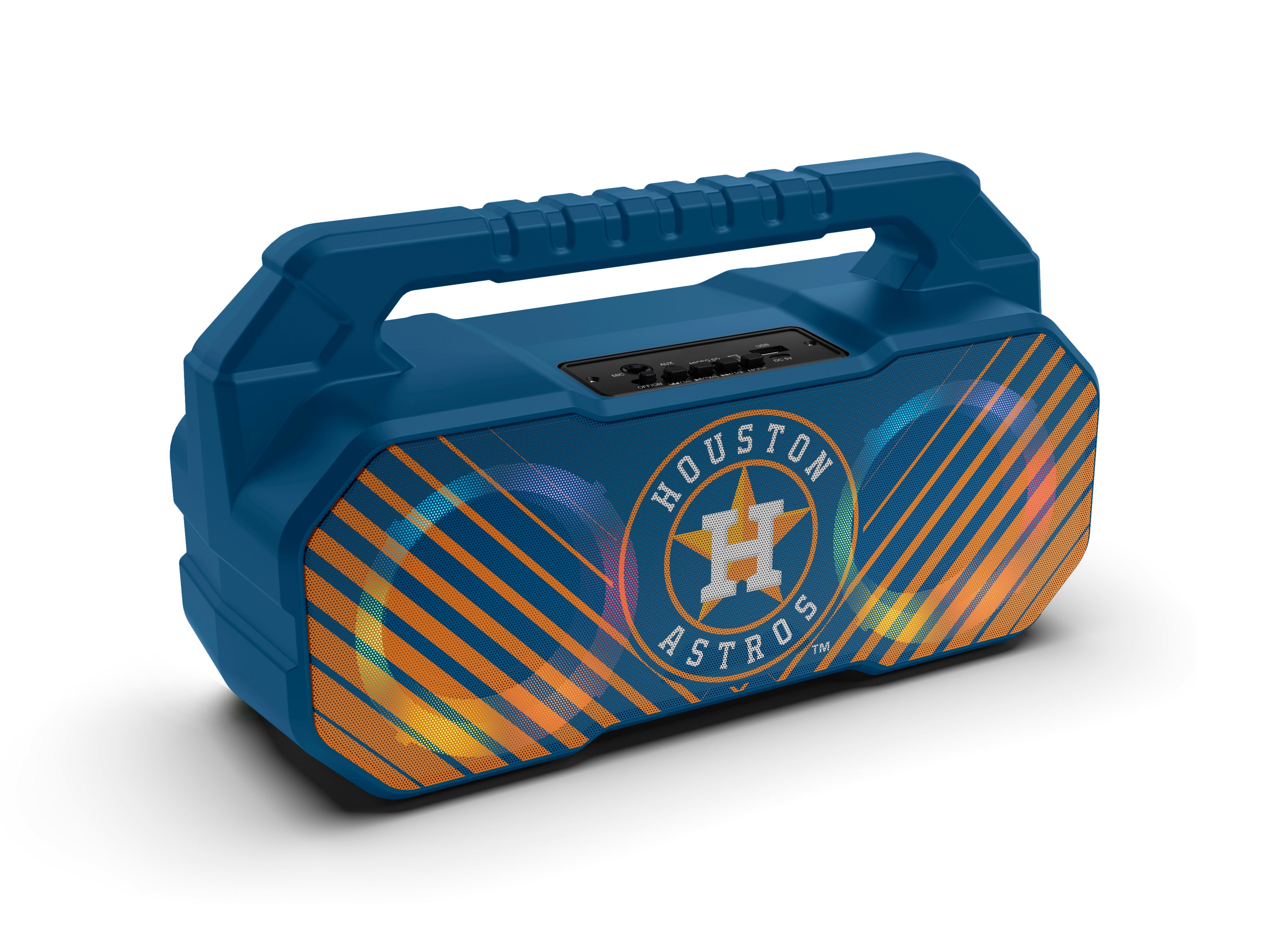 Houston Astros MLB Shockbox Bluetooth BOOMBOX Speaker with FM Radio