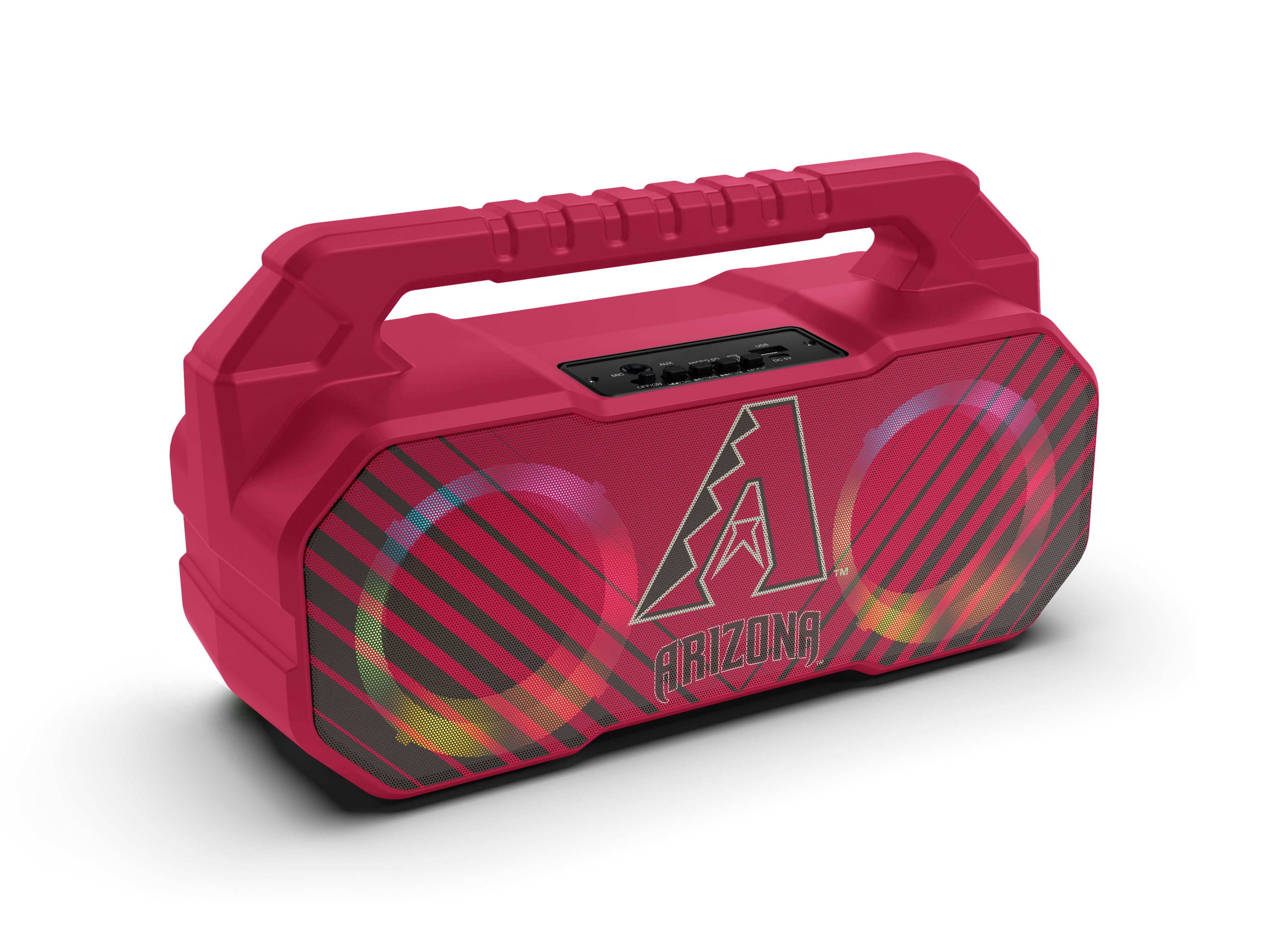 Arizona Diamondbacks MLB Shockbox Bluetooth BOOMBOX Speaker with FM Radio