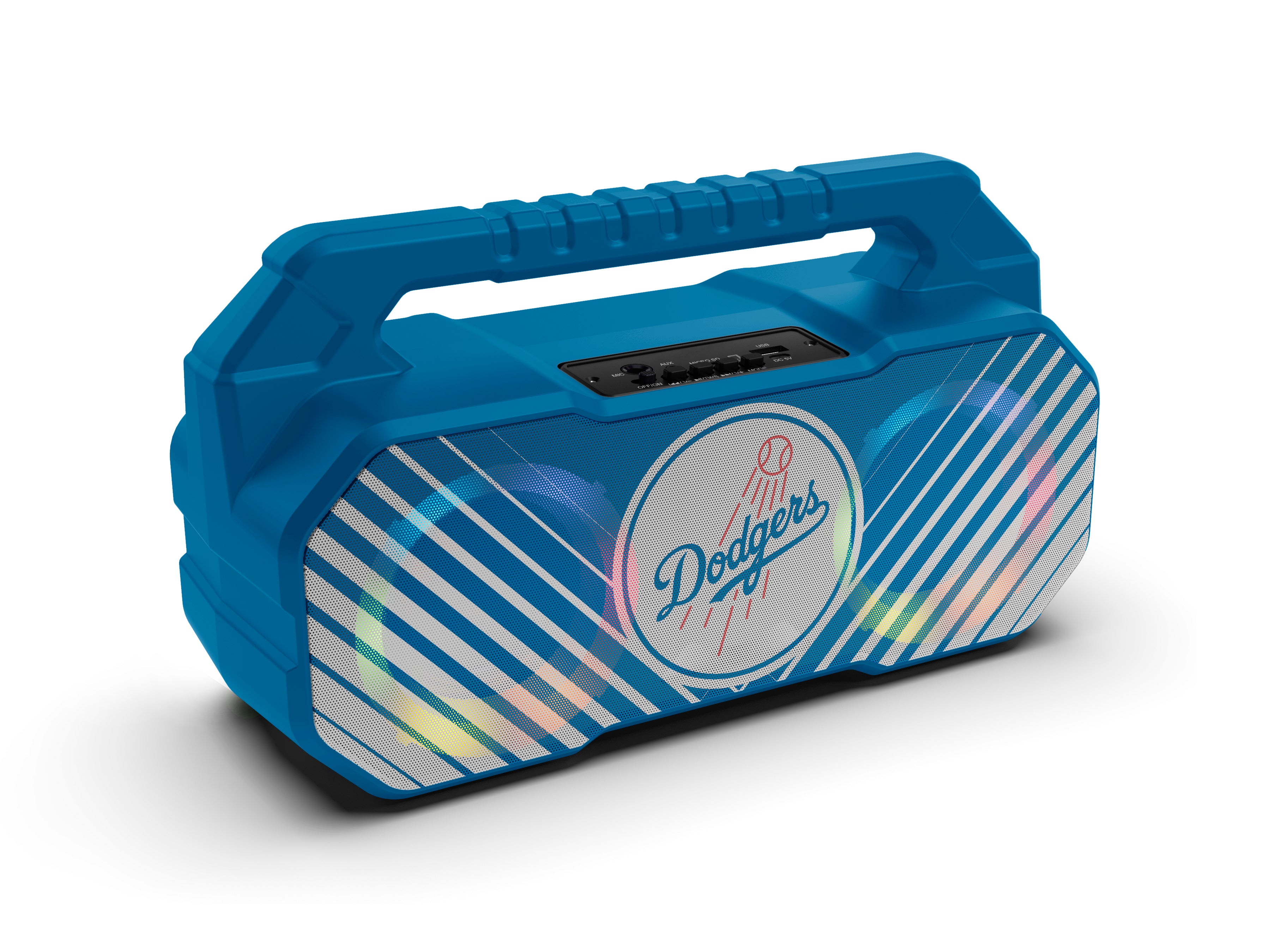 Los Angeles Dodgers MLB Shockbox Bluetooth BOOMBOX Speaker with FM Radio