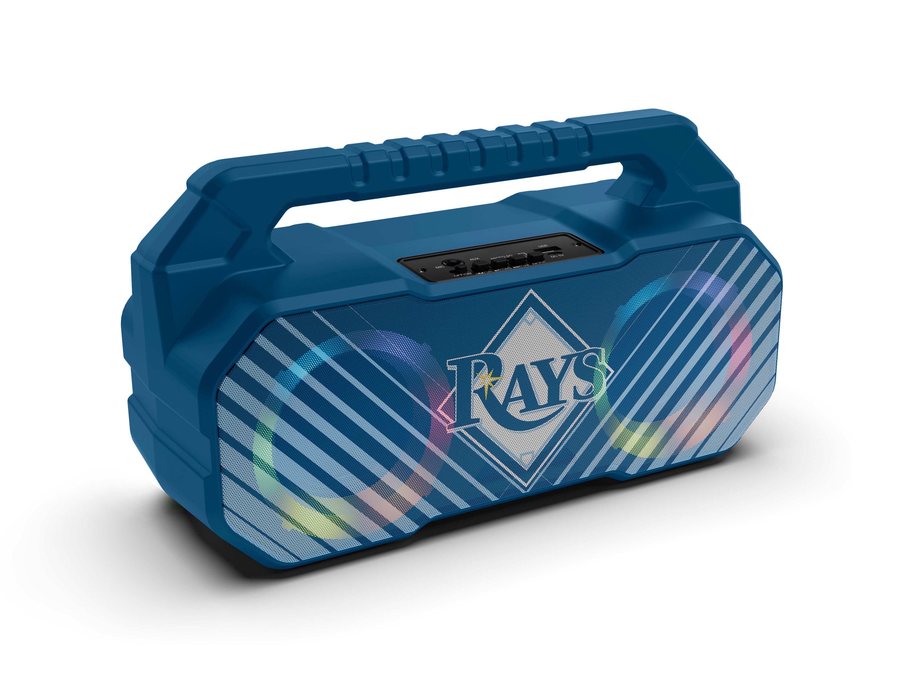 Tampa Bay Rays MLB Shockbox Bluetooth BOOMBOX Speaker with FM Radio