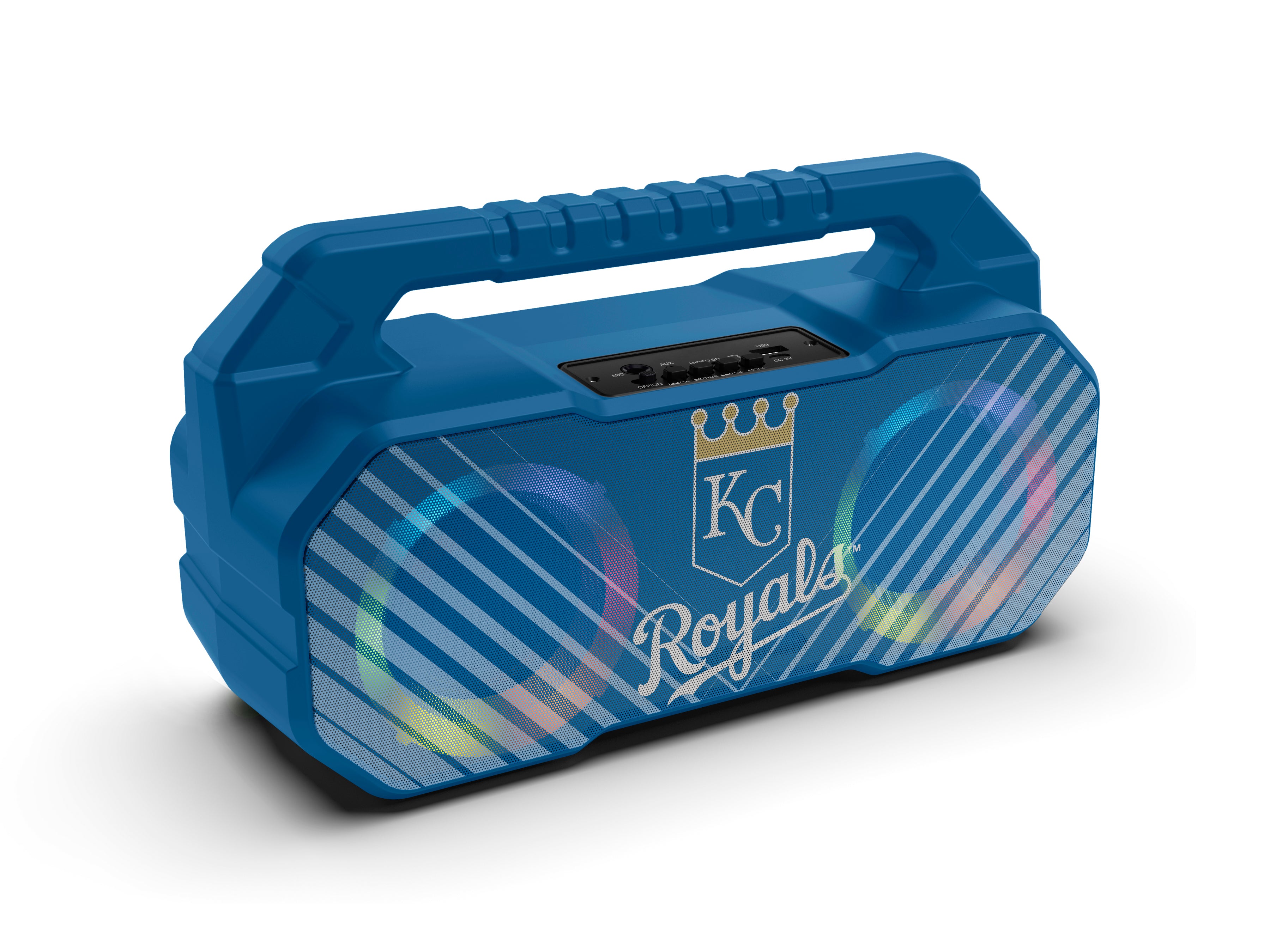 Kansas City Royals MLB Shockbox Bluetooth BOOMBOX Speaker with FM Radio