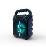 Seattle Mariners MLB Syncable Bluetooth Wireless Speaker with LED Lights & FM Radio