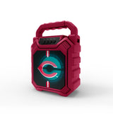 Cincinnati Reds MLB Syncable Bluetooth Wireless Speaker with LED Lights & FM Radio