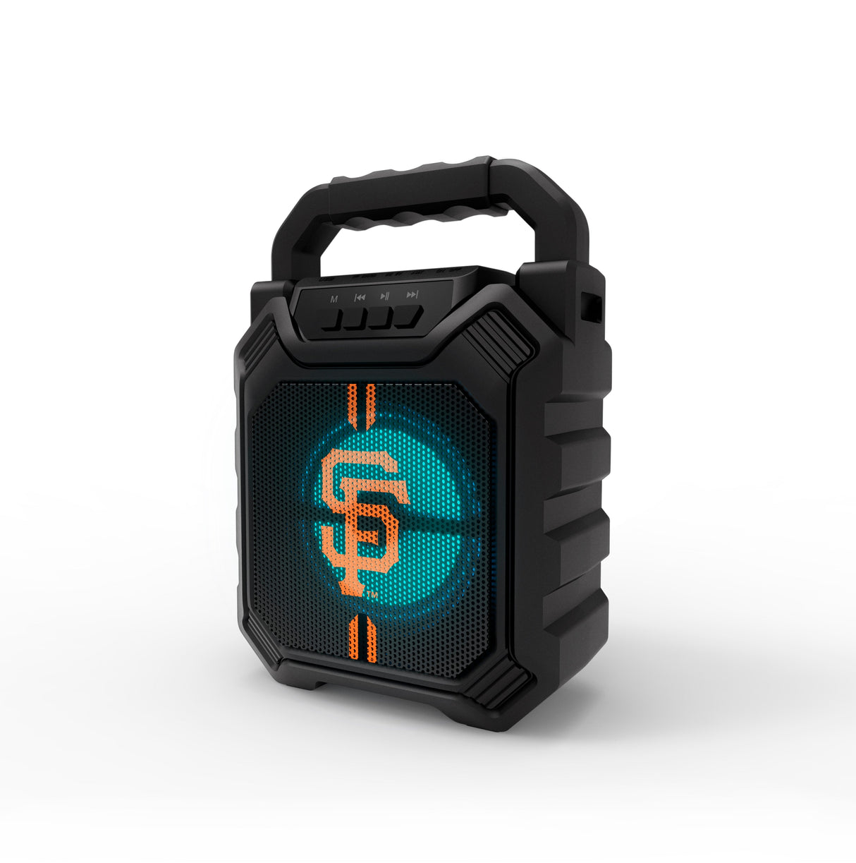 San Francisco Giants MLB Syncable Bluetooth Wireless Speaker with LED Lights & FM Radio