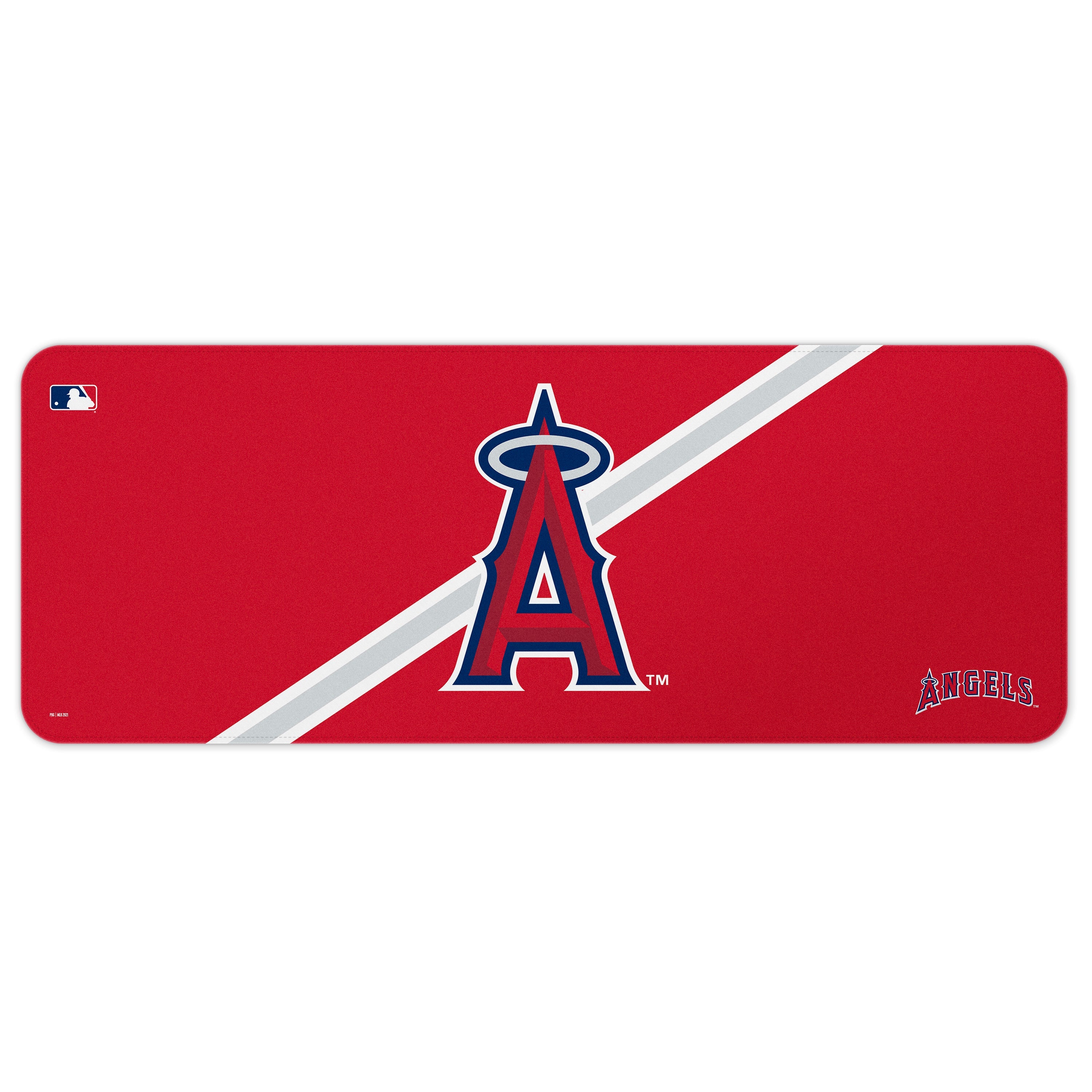 Los Angeles Angels MLB Team Stripe Desk Mat