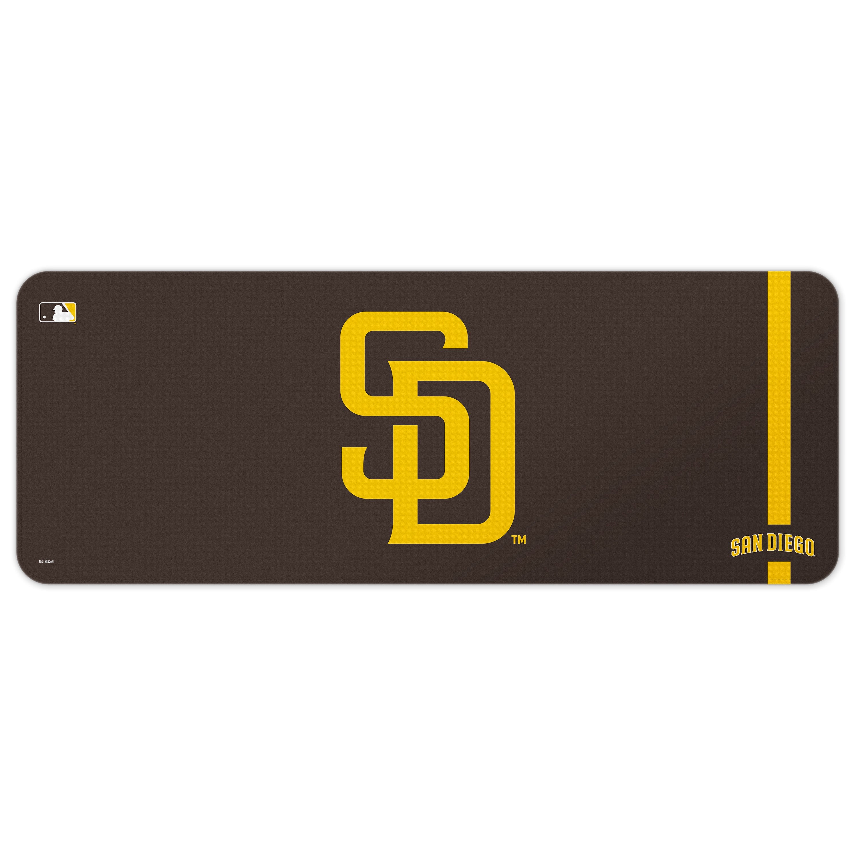 San Diego Padres MLB Team Stripe Desk Mat